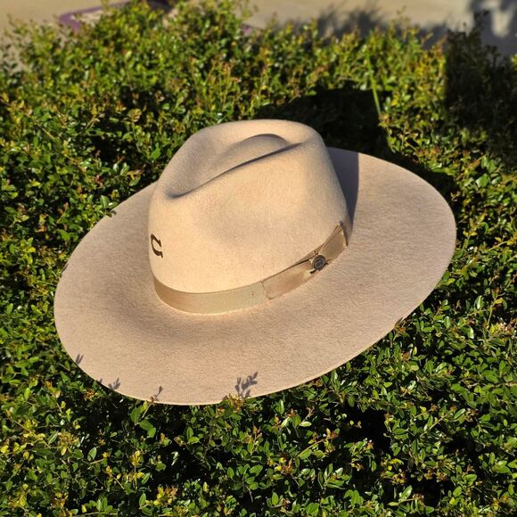 Charlie 1 Horse Highway Felt Western Hat Silverbelly Women’s Medium Boho Ranch main image 5
